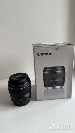 Объектив canon ef 85mm f 1.8 usm