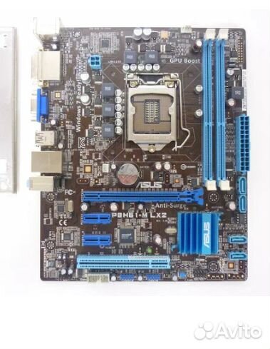 Материнская плата asus h61-m lx2 lga1155