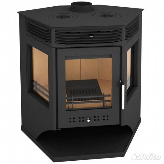 Печь камин Москва 12 с плитой аот-12-01