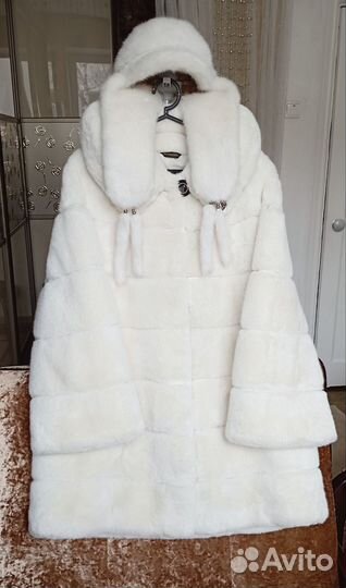 Шуба (52-54-56) + шапка