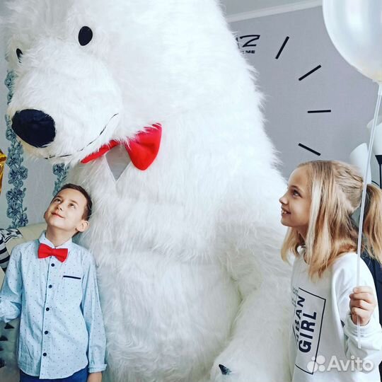 Ростовая кукла белый медведь