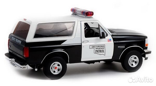 Ford Bronco Highway Patrol 1/18 Greenlight