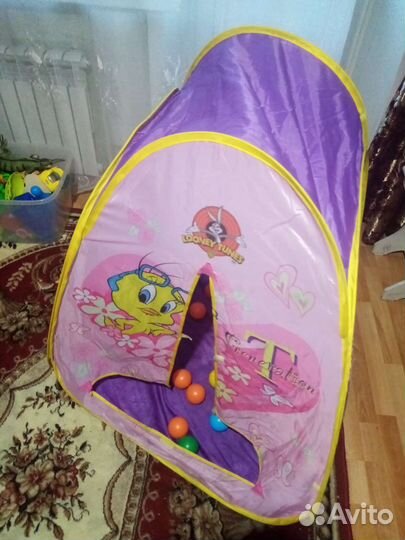 Детская палатка с шариками