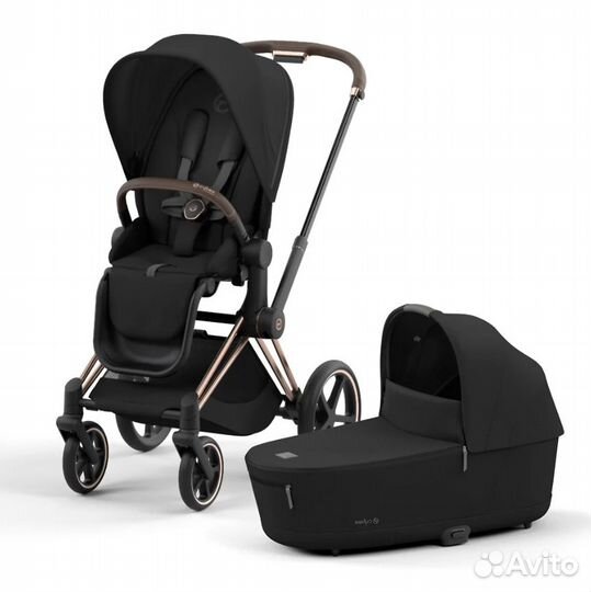 Коляска 2 в 1 Cybex Priam 4 Mirage Grey