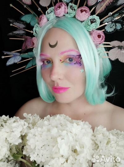 Корона с бабочками 