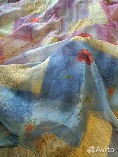 Тюль комнатная большая