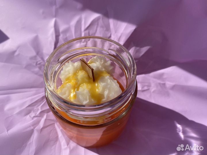 Ароматическая свеча ручной работы