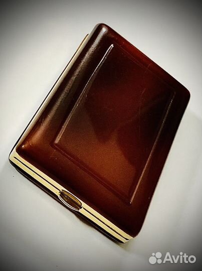 Портсигар 30-40х годов прошлого века, из бакелита