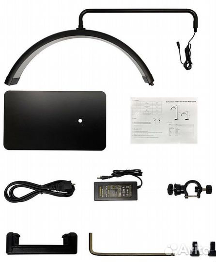 Бестеневая лампа в форме полумесяца moonlight