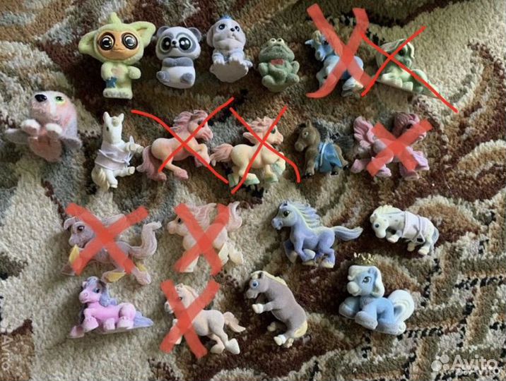 Бархатные игрушки: маджики, Филли лошадки и др