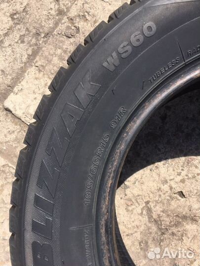 Bridgestone Blizzak WS-60 195/65 R15