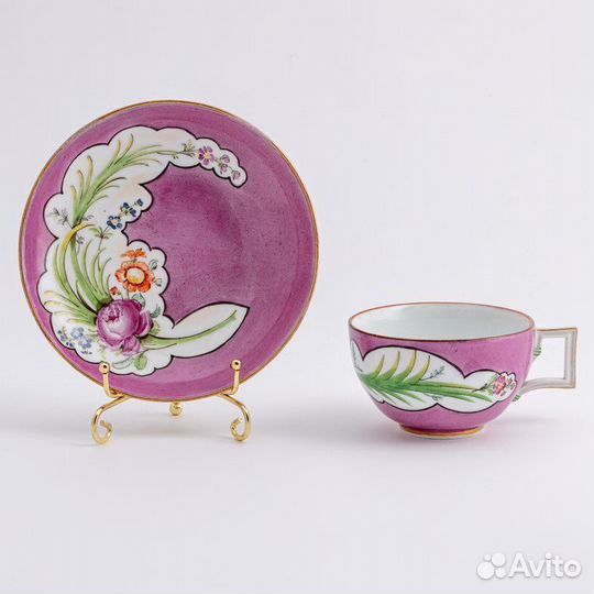 Чашка с блюдцем Meissen