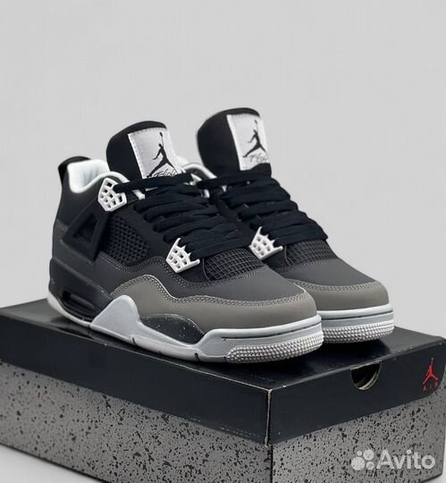 Кроссовки Nike AIR jordan 4 retro 'fear'