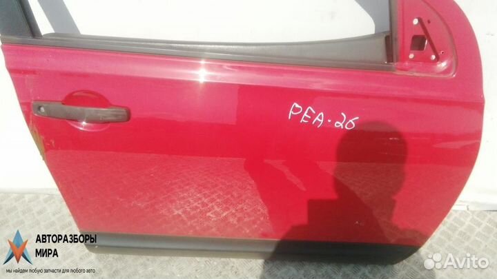 Дверь передняя правая Nissan Qashqai рест. 2010