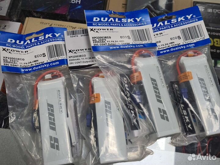 Аккумулятор Dualsky ECO Li-Po 11.1V 2200мАч 24.4Wh