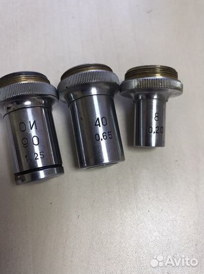 Объективы для микроскопа. Окуляры