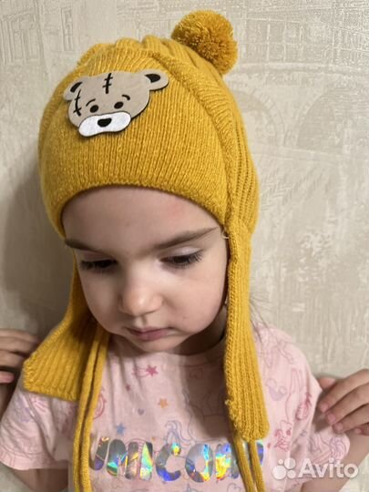 Шапка детская зимняя от года до 5 лет
