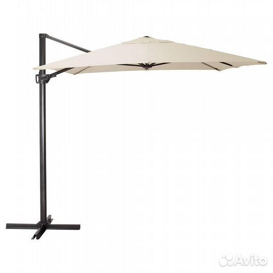 Садовый подвесной зонт IKEA seglaro/ svarto