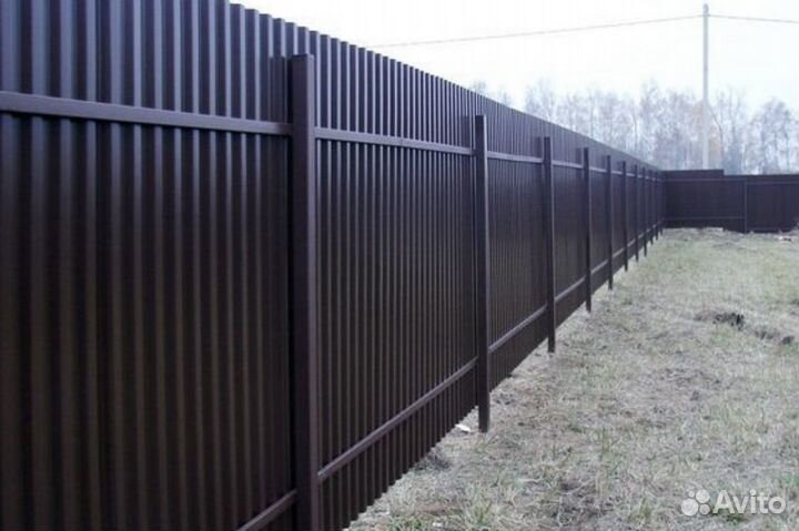 Установка заборов под ключ