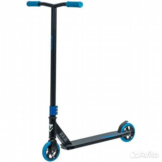 Самокат трюковый novatrack replay BL, алюм. max 10