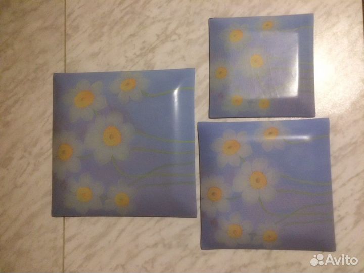 Набор тарелок новый (3 шт)