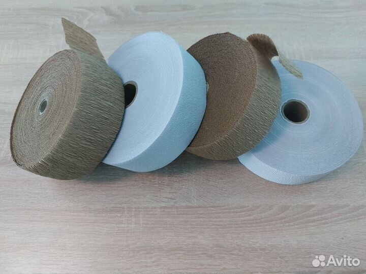Креповая бумажная лента для зашивания мешков