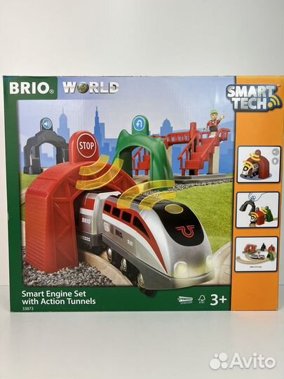 Железная дорога Brio с тоннелями 33873