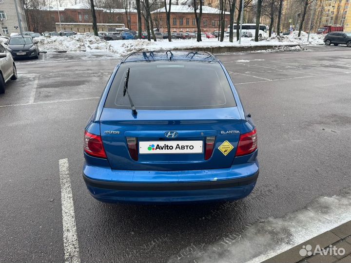 Hyundai Elantra 1.6 AT, 2005, 200 000 км