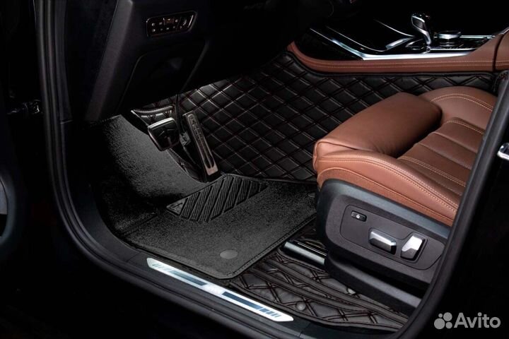 3D Коврики Audi Салон Багажник из Экокожи