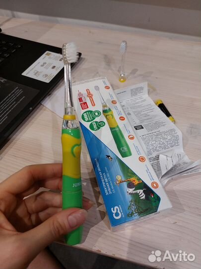 Звуковая зубная щетка детская medica cs-562 junior