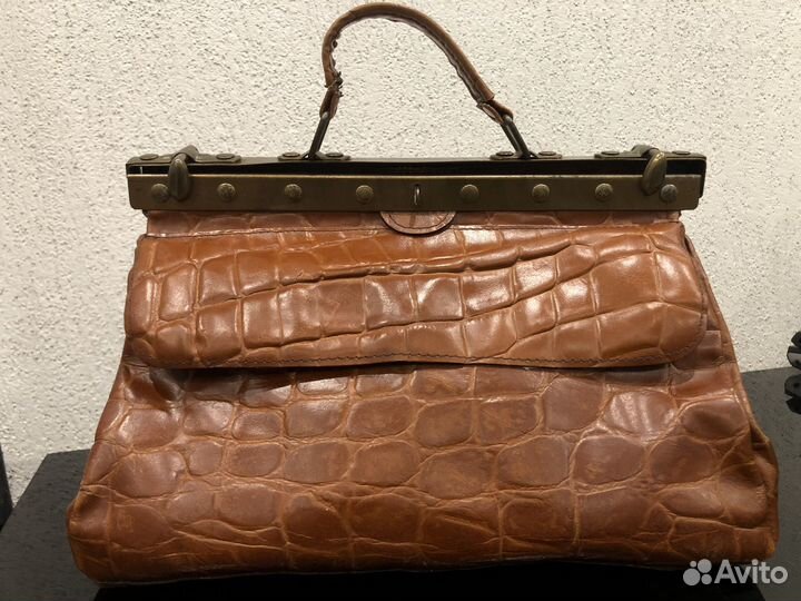 Сумка саквояж, старинный