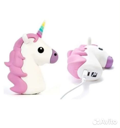 Единорог Power Bank 5200 mAh портативная зарядка