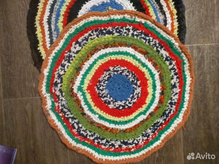 Коврики вязаные, в загор. дом, на дачу