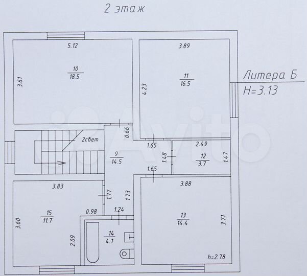 Коттедж 163 м² на участке 16 сот.