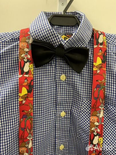 Подтяжки детские красные