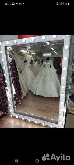 Рама с лампочками для зеркал и интерьера