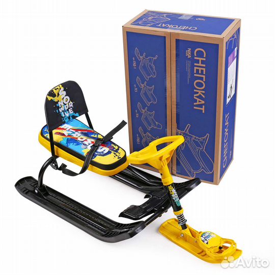 Снегокаты Nika на колесах,Nika Тимка спорт жёлтый