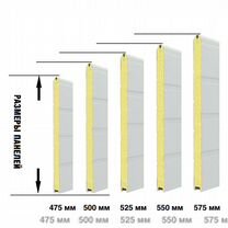 Сэндвич-панель для секционных ворот