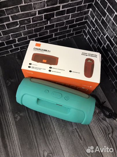Колонка Charge 3 + mini, зеленый, новая