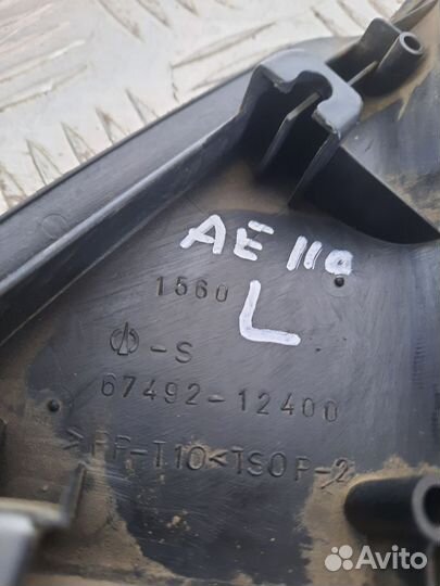 Уголок зеркала левый Тойота Королла AE110