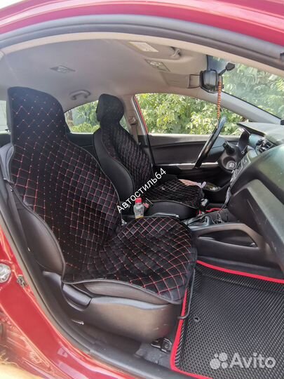 Накидки на сиденья из велюра