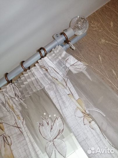 Карниз для штор металлический IKEA