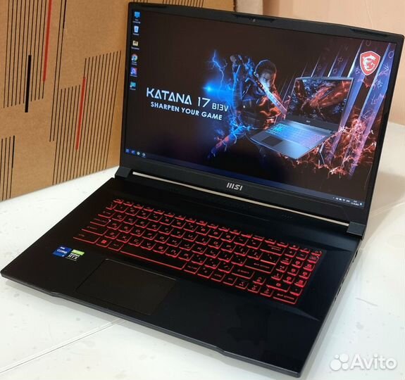 17.3 Ноутбук MSI Katana i7 12700 RTX3070Ti 16Gb 1T