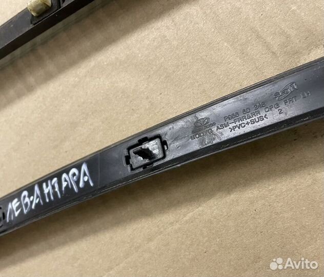 Левый молдинг накладка хром вдоль крыши Антара