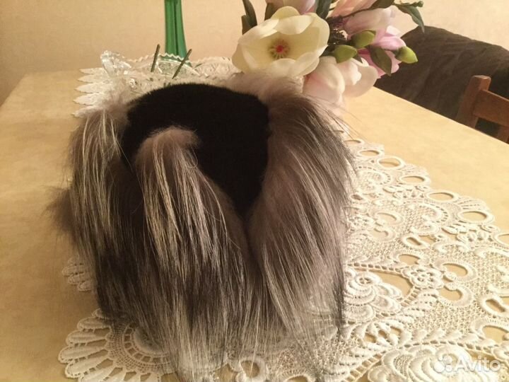 Женская шапка меховая