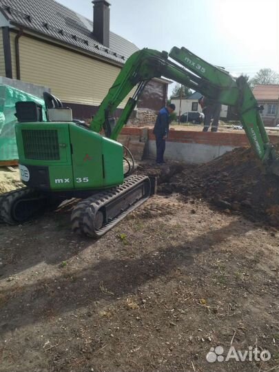 Услуги мини экскаватора, земляные работы