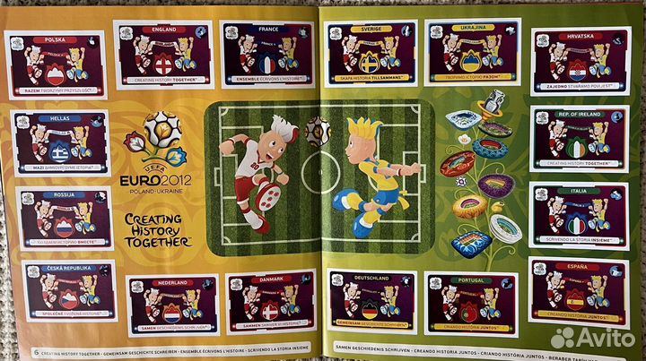 Полный альбом euro 2012 Poland-Ukraine от Panini
