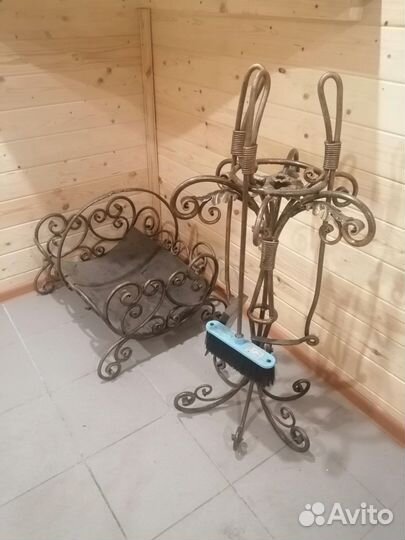 Кованный каминный набор