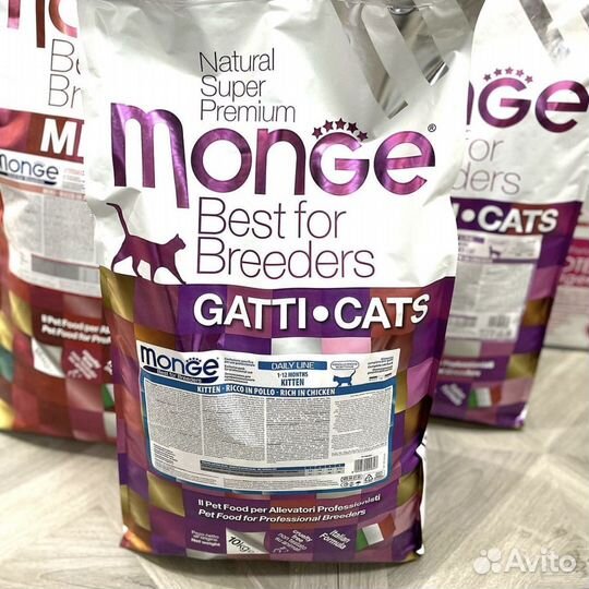 Корм Monge 15кг 10кг