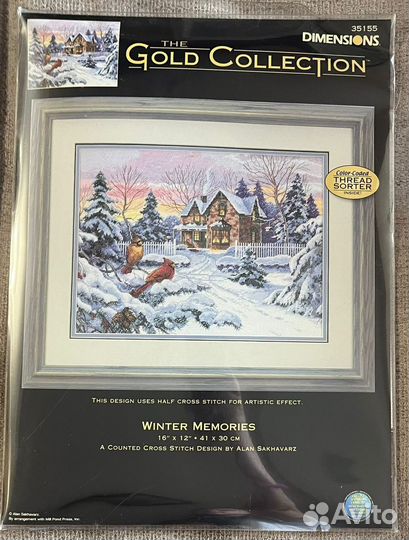 Набор для вышивания крестом dimensions